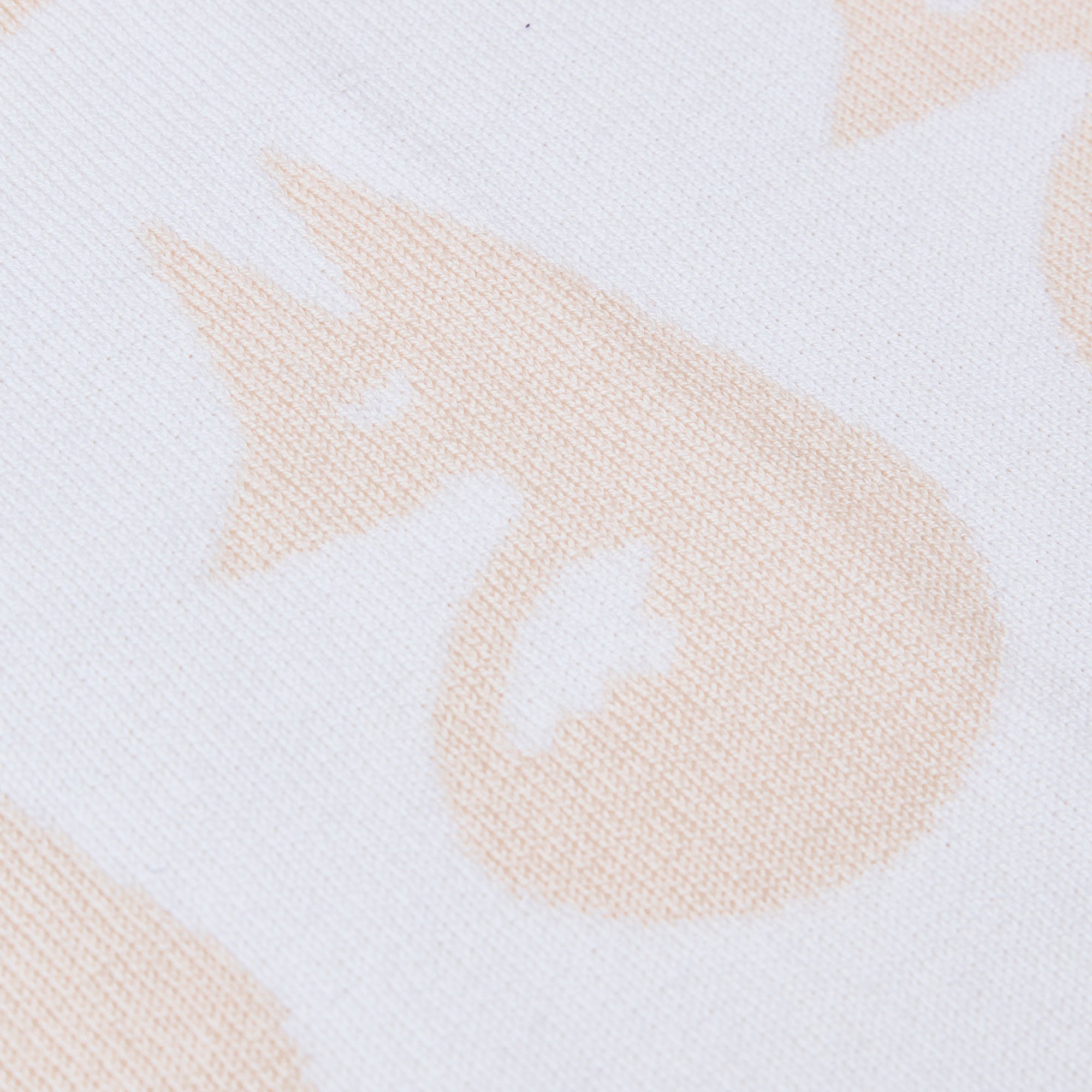 Signature Jacquard Merino Wool Blanket – Cream